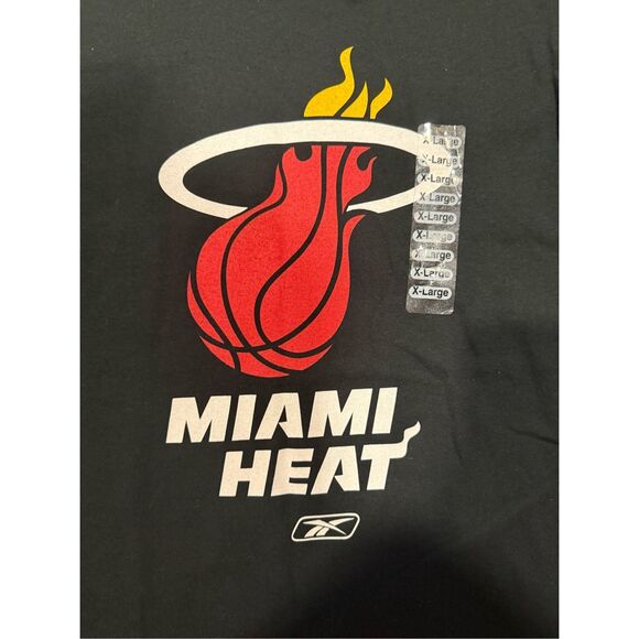 NWT VTG Miami Heat NBA Reebok T-Shirt XL - Picture 2 of 4